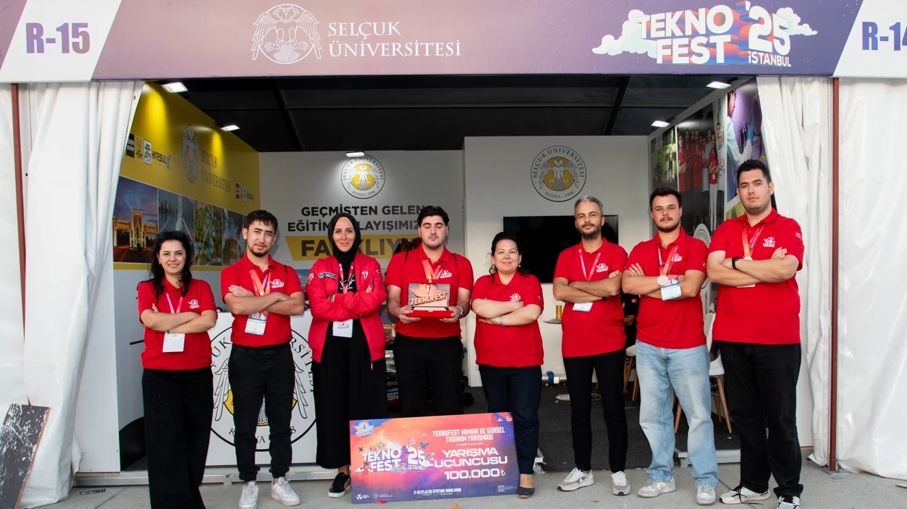 Selçuk Üniversitesi, TEKNOFEST 2025’i 4 ödülle tamamladı